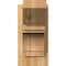 Ekena Millwork Merced Slat Rough Sawn Outlooker, Western Red Cedar, 6"W x 12"D x 12"H OUT06X12X12MRC06RWR - alternate 3
